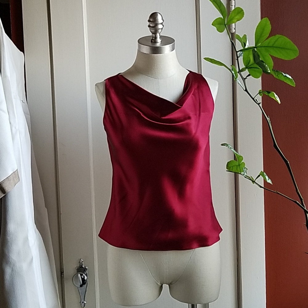 Red Silk Shirt